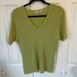 Y2K Ribbed Knit Top